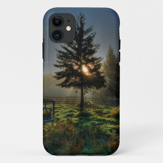 Coques Case-Mate iPhone Horse Ranch Sunrise Nature Photo (Dos)