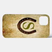 Coques Case-Mate iPhone Horseshoe avec Monogramme pour personnaliser (Verso (horizontal))