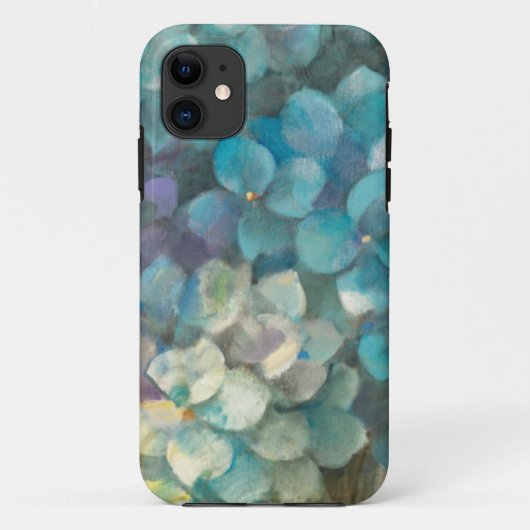 Coques Case-Mate iPhone Hortensia de turquoise (Dos)