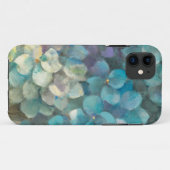 Coques Case-Mate iPhone Hortensia de turquoise (Dos (Horizontal))