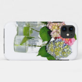 Coques Case-Mate iPhone hortensias et pot Mason (Dos (Horizontal))