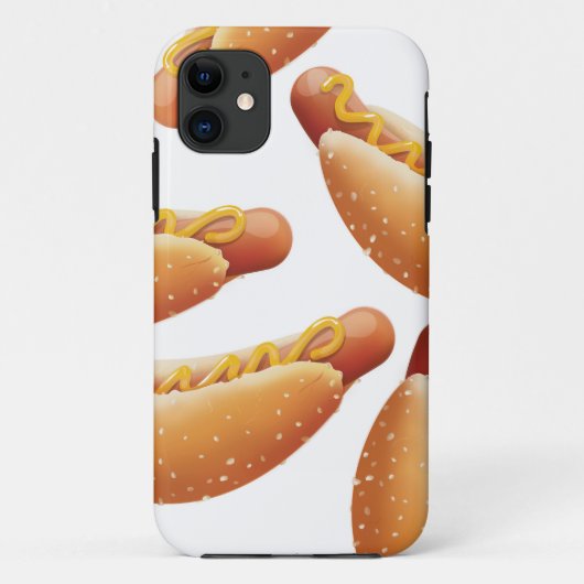 Coques Case-Mate iPhone Hot Dog Tout Américain. (Dos)