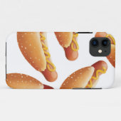 Coques Case-Mate iPhone Hot Dog Tout Américain. (Dos (Horizontal))