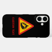 Coques Case-Mate iPhone Hot pepper danger (Verso (horizontal))