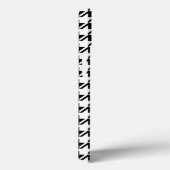 Coques Case-Mate iPhone Houndstooth BW Rpt Motif (Verso / Droite)