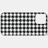 Coques Case-Mate iPhone Houndstooth BW Rpt Motif (Verso / Droite)