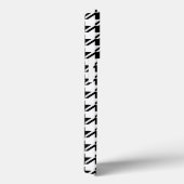 Coques Case-Mate iPhone Houndstooth BW Rpt Motif (Verso / Droite)