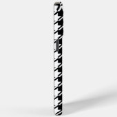 Coques Case-Mate iPhone Houndstooth BW Rpt Motif (Verso / Droite)