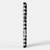 Coques Case-Mate iPhone Houndstooth BW Rpt Motif (Verso / Droite)