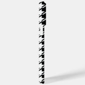 Coques Case-Mate iPhone Houndstooth BW Rpt Motif (Verso / Droite)