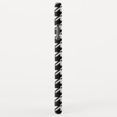 Coques Case-Mate iPhone Houndstooth BW Rpt Motif (Dos/Droite)
