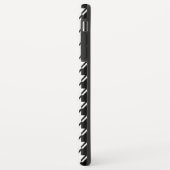 Coques Case-Mate iPhone Houndstooth BW Rpt Motif (Dos/Gauche)