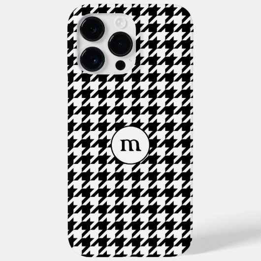 Coques Case-Mate iPhone Houndstooth Elegance (Verso)