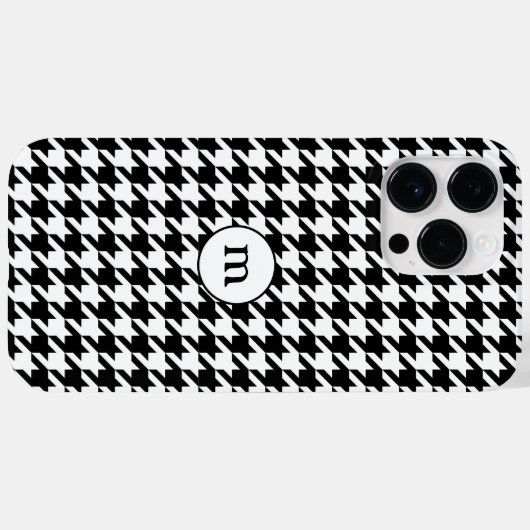 Coques Case-Mate iPhone Houndstooth Elegance (Verso (horizontal))