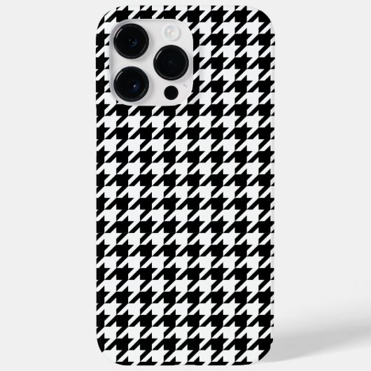 Coques Case-Mate iPhone Houndstooth Elegance (Verso)