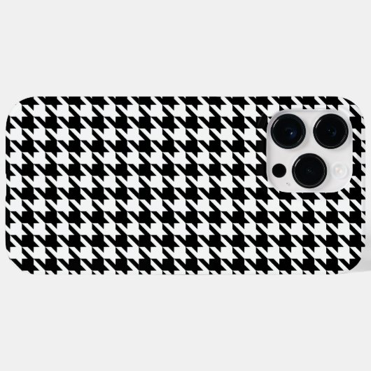 Coques Case-Mate iPhone Houndstooth Elegance (Verso (horizontal))