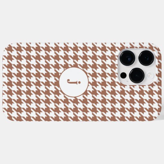 Coques Case-Mate iPhone Houndstooth Elegance  (Verso (horizontal))