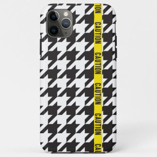 Case-Mate iPhone Case Houndstooth enveloppé dans la prudence