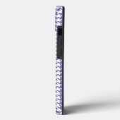 Coques Case-Mate iPhone Houndstooth moderne violet à Emporiomoffa (Verso / Gauche)