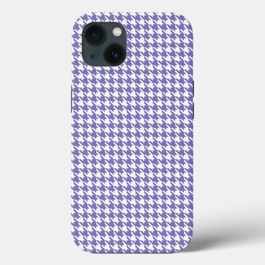 Coques Case-Mate iPhone Houndstooth moderne violet à Emporiomoffa (Verso)