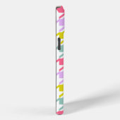 Coques Case-Mate iPhone Houndstooth Multicolor+White Big Motif (Verso / Droite)