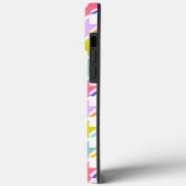 Coques Case-Mate iPhone Houndstooth Multicolor+White Big Motif (Verso / Gauche)