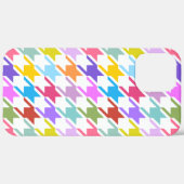 Coques Case-Mate iPhone Houndstooth Multicolor+White Big Motif (Verso / Droite)