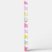 Coques Case-Mate iPhone Houndstooth Multicolor+White Big Motif (Verso / Gauche)