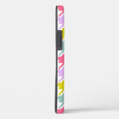 Coques Case-Mate iPhone Houndstooth Multicolor+White Big Motif (Verso / Droite)