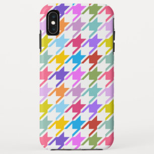 Case-Mate iPhone Case Houndstooth Multicolor+White Big Motif