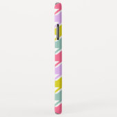 Coques Case-Mate iPhone Houndstooth Multicolor+White Big Motif (Dos/Droite)