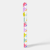 Coques Case-Mate iPhone Houndstooth Multicolor+White Big Motif (Verso / Gauche)