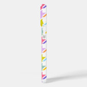 Coques Case-Mate iPhone Houndstooth Multicolor+White Big Motif (Verso / Gauche)