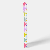 Coques Case-Mate iPhone Houndstooth Multicolor+White Big Motif (Verso / Gauche)