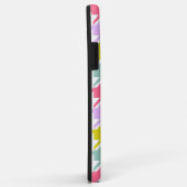 Coques Case-Mate iPhone Houndstooth Multicolor+White Big Motif (Dos/Droite)