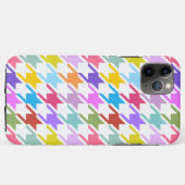 Coques Case-Mate iPhone Houndstooth Multicolor+White Big Motif (Dos (Horizontal))