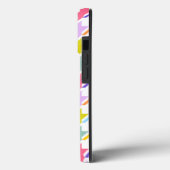 Coques Case-Mate iPhone Houndstooth Multicolor+White Big Motif (Verso / Gauche)