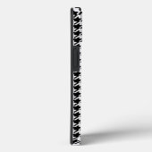 Coques Case-Mate iPhone Houndstooth noir et blanc par Shirley Taylor (Verso / Droite)