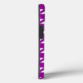 Coques Case-Mate iPhone Houndstooth Purple Elegant (Verso / Droite)