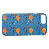Coques Case-Mate iPhone Hourra pour le motif de poissons (Dos (Horizontal))