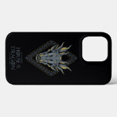 Coques Case-Mate iPhone HOUSE of the Dragon | Skull Diamond Crest (Verso (horizontal))