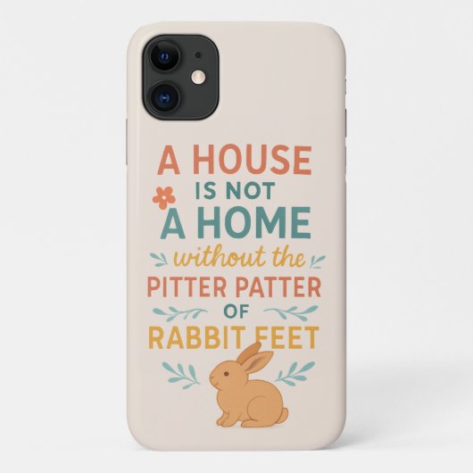 Coques Case-Mate iPhone House pitter patter rabbit feet (Dos)