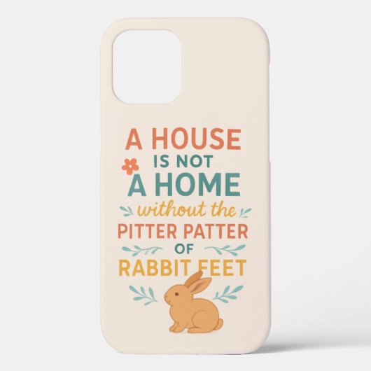 Coques Case-Mate iPhone House pitter patter rabbit feet (Verso)