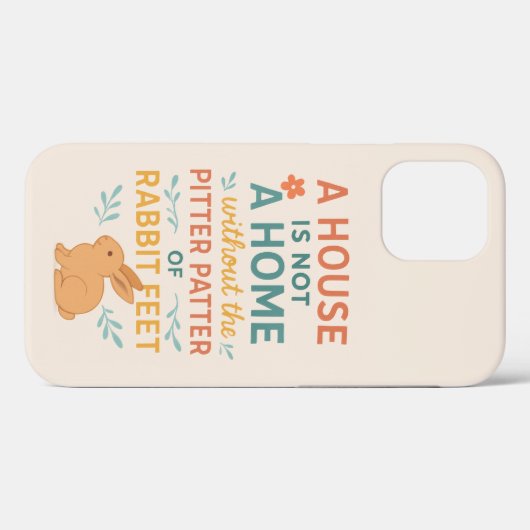 Coques Case-Mate iPhone House pitter patter rabbit feet (Verso (horizontal))