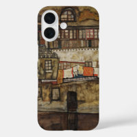 House Wall on River par Egon Schiele