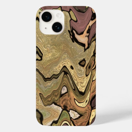 Coques Case-Mate iPhone Housse camouflage. Aspect camouflage jungle. Vert  (Verso)