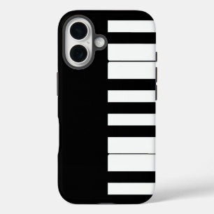 Coques iPhone 16 Housse de téléphone à clavier de piano