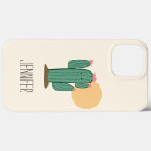 Coques Case-Mate iPhone Housse de téléphone à thème Cactus Saguaro Mignon (Verso (horizontal))