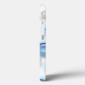 Coques Case-Mate iPhone Housse de téléphone - Bulles bleues (Verso / Gauche)