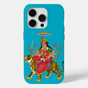 Coque iPhone 15 Pro Housse de téléphone déesse Durga